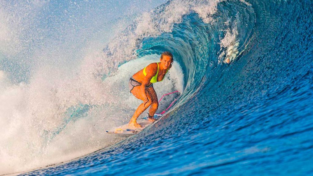 Still of Unstoppable: The Fearless Life of Bethany Hamilton, selection from the Netflix Recommended Movies 2020 list.