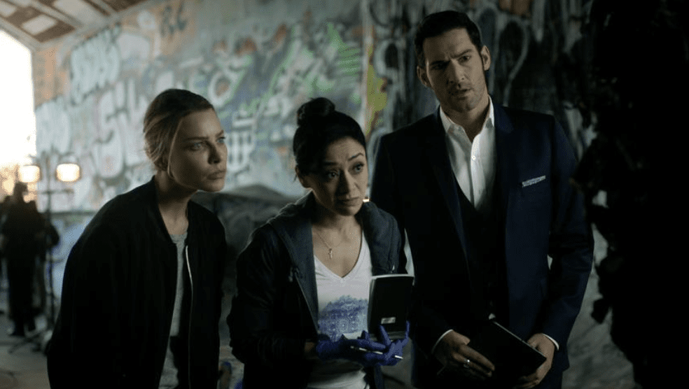 Still from the cast of Lucifer.