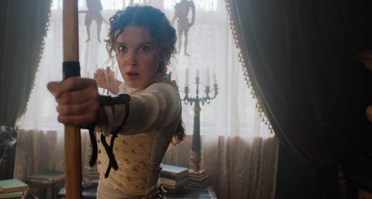 Enola Holmes: Reparto Tráiler, Millie Bobby Brown.