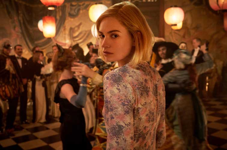 Rebeca Netflix: Película de 2020, Lily James.